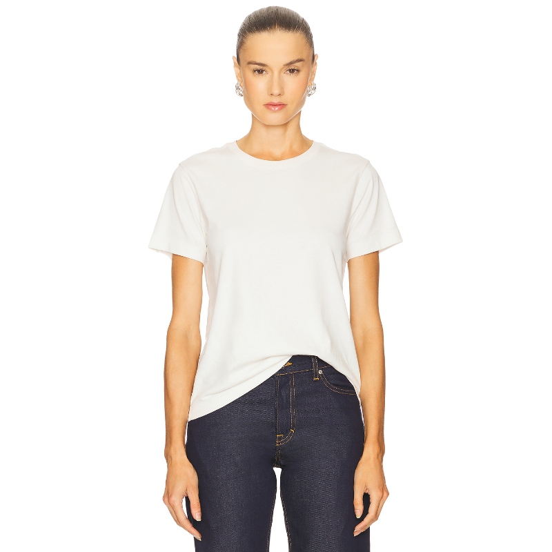 GRLFRND SMALL TEE 上装 白色y2k辣妹风REVOLVE小众新款