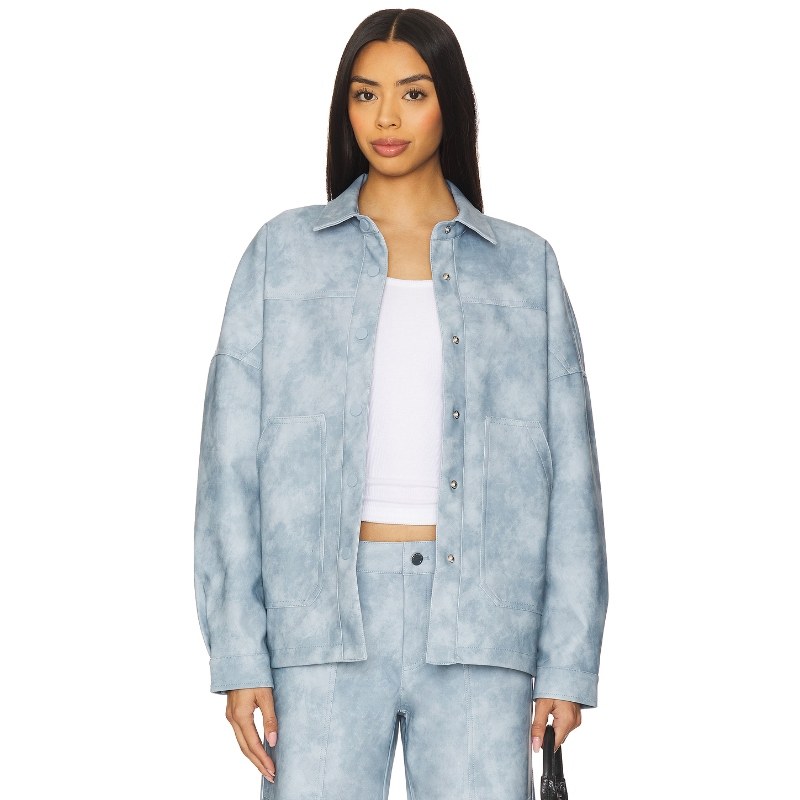 [冬季新品]LAMARQUE Sidonie Shacket Baby BlueREVOLVE小众新款