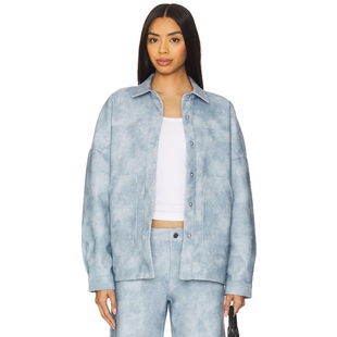 [冬季新品]LAMARQUE Sidonie Shacket Baby BlueREVOLVE小众新款