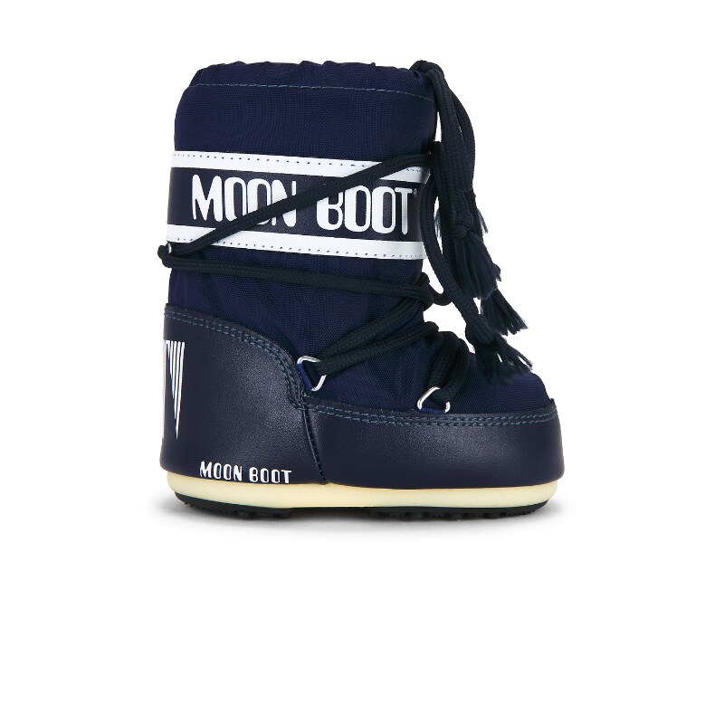 MOON BOOT ICON 雪地靴藏青色短款滑雪鞋保暖靴子REVOLVE儿童款