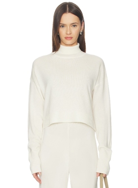 SABLYN Sable Turtleneck Sweater 象牙白 运动复古风REVOLVE小众