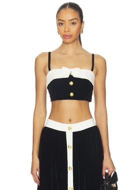 Maude Club ELSIE 上装 黑色、白色 y2k辣妹风REVOLVE小众新款