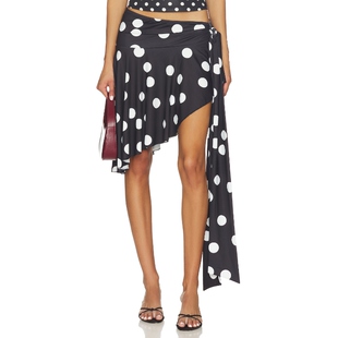 半身裙 MIDI 黑色 性感风REVOLVE春季 穿搭 LIONESS 新品 SAFARI