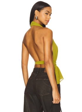 Lovers and Friends DEMI 上装 绿色REVOLVE小众新款