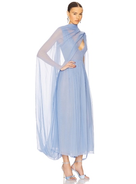 [冬季新品]Helsa SABINE 裙子 蓝色 静奢风老钱风REVOLVE小众