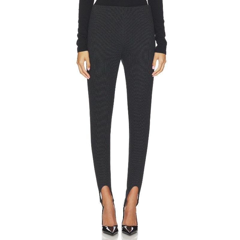 LAMARQUE FAUSTINE 长裤 深灰色美式休闲风REVOLVE小众新款