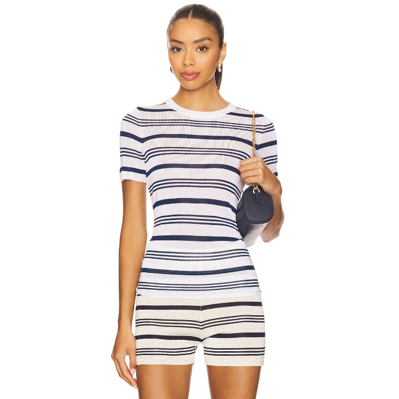 Auteur Studio VERA 上装 Ivory,Navy y2k辣妹风REVOLVE小众新款
