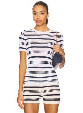 Auteur Studio VERA 上装 Ivory,Navy y2k辣妹风REVOLVE小众新款