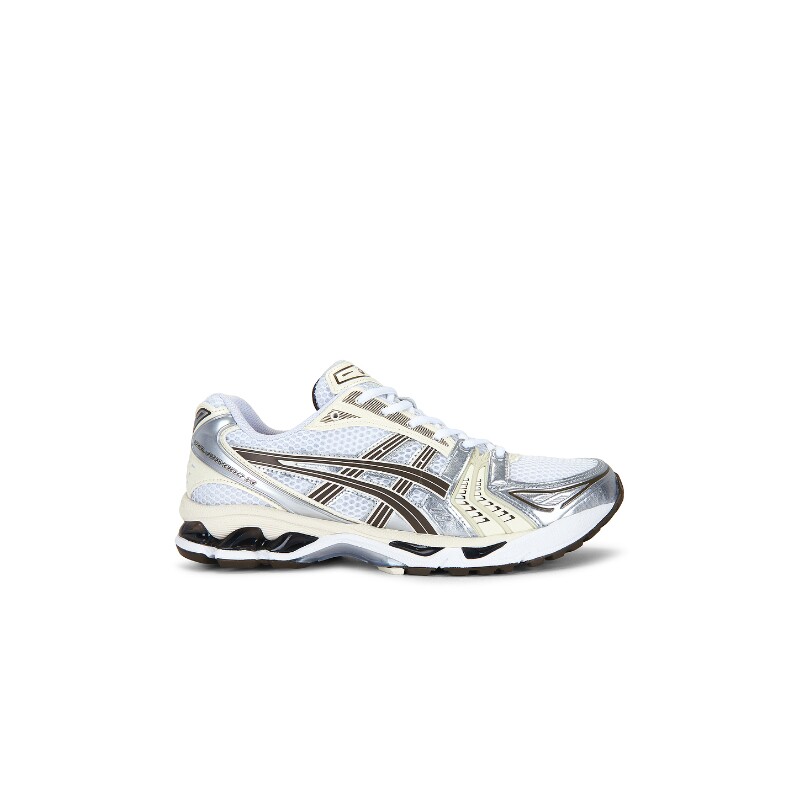 Asics早秋新品白色运动鞋复古风系带厚底休闲球鞋休闲REVOLVE