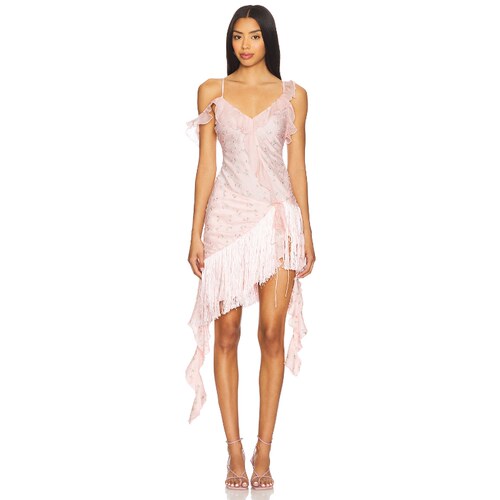 For Love & Lemons 爱柠檬 RASPBERRY ROSE 连衣裙 粉色REVOLVE小