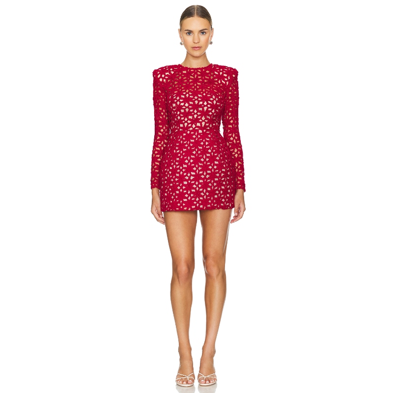 Bronx and Banco CASEY RED 连衣裙红色REVOLVE小众新款