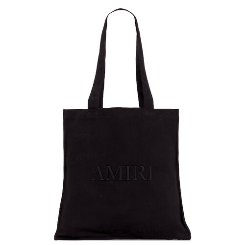 Amiri黑色帆布极简风早秋新品大容量通勤手提包百搭REVOLVE