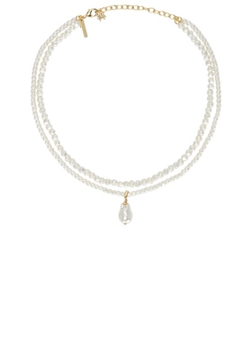 Lele Sadoughi ESTATE 项链 白色 REVOLVE小众新款