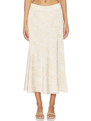 Rosewater House ZOYA 半身裙 revolve小众新款 Cream,Orange