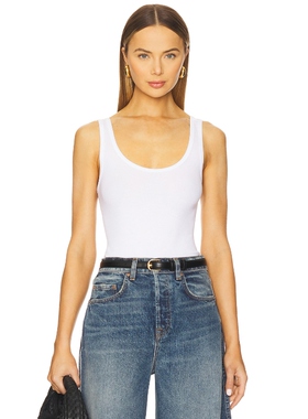 GRLFRND ESSENTIAL TANK 背心 白色 y2k辣妹风REVOLVE小众新款