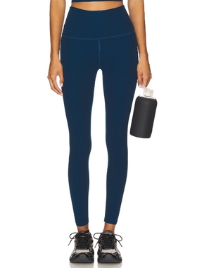 Beyond Yoga CAUGHT IN THE MIDI 打底裤 蓝色 美式休闲风REVOLVE