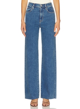 SLVRLAKE GRACE 阔腿 蓝色 美式复古风REVOLVE小众新款