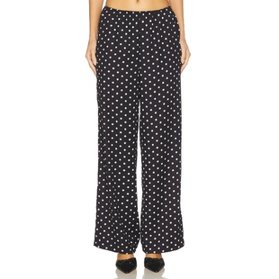 [春季新品]Maude Club COSETTE长裤黑色白色美式休闲REVOLVE小众