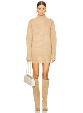 [冬季新品]SER.O.YA 毛衣棕黄色REVOLVE小众