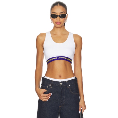 Terez RAMS 运动胸罩 白色REVOLVE小众新款