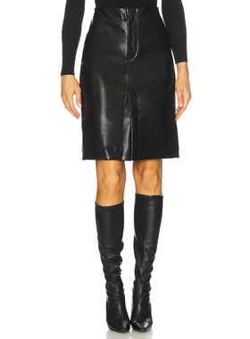 [春季新品]Citizens of Humanity NARA 半身裙 黑色REVOLVE小众