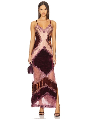 LA FUORI JULIA 长裙 玫瑰REVOLVE小众新款