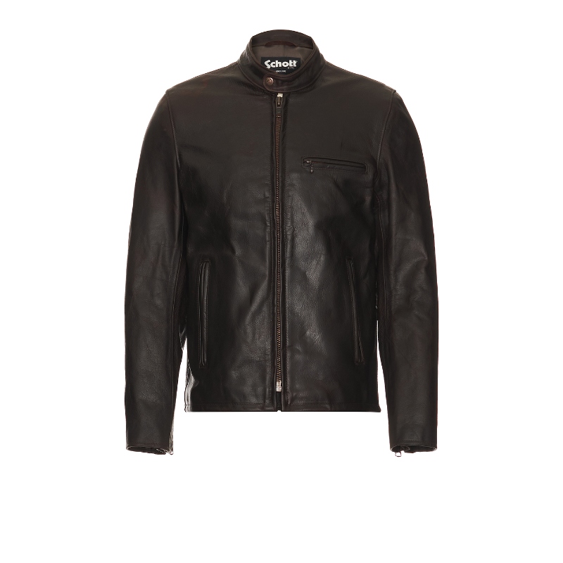 Schott 夹克 棕色REVOLVE小众新款