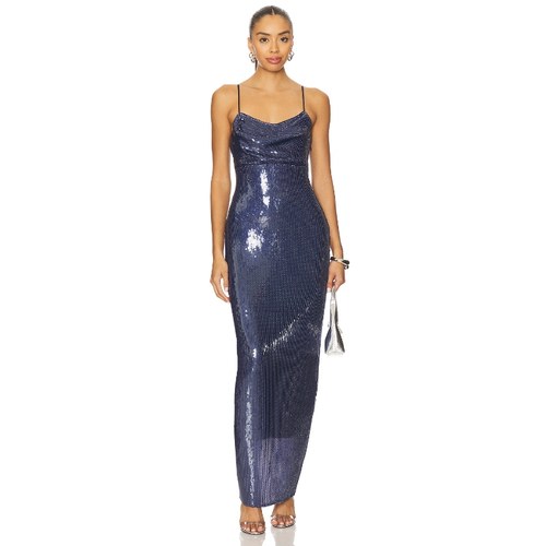 Line & Dot OLLI 长裙 蓝色REVOLVE小众新款