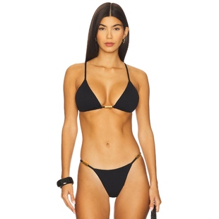 Vix Swimwear BLAKE 比基尼文胸上装 黑色 y2k辣妹风REVOLVE小众
