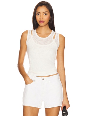 LNA MARIS 背心 白色 y2k辣妹风REVOLVE小众新款