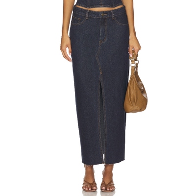 LIONESS SUPER SWEET MAXI 半身裙 蓝色 性感风REVOLVE小众新款