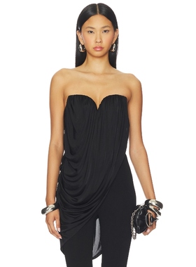 GIUSEPPE DI MORABITO 上装 黑色y2k辣妹风REVOLVE小众新款