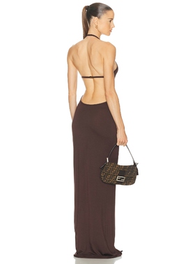 [春季新品]Eterne VIVIAN 裙子 巧克力色REVOLVE小众