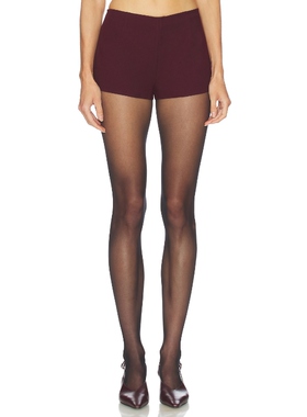 [春节穿搭]Mother of All GRETA短裤酒红色运动复古风REVOLVE新款