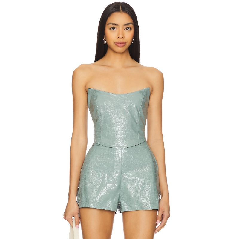 Nookie SHILOH 抹胸上装 Baby Blue y2k辣妹风REVOLVE小众新款