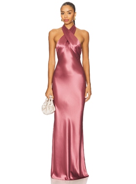 retrofete WRENLEY 裙子 淡紫色 性感礼服 敬酒服REVOLVE小众新款