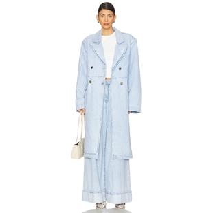 DENIM y2k辣妹风REVOLVE小众新款 BLAZER 蓝色 夹克 WeWoreWhat