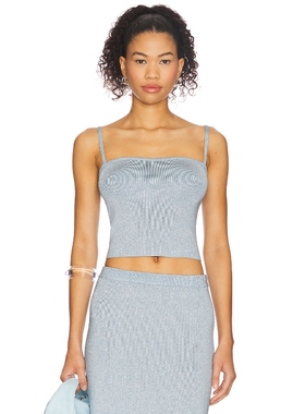 Lovers and Friends CARLA 背心 蓝色 y2k辣妹风REVOLVE