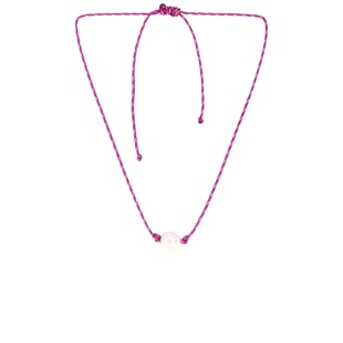 Maison Irem Pearl Paracord Necklace 粉色REVOLVE小众新款