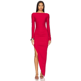 [春季新品]superdown MILLY 裙子 酒红色 美式性感REVOLVE小众