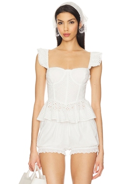 [冬季内搭]ASTR the Label 无袖上装白色辣妹风REVOLVE小众