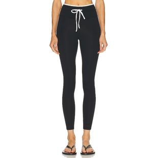 运动复古风REVOLVE小众新款 OURS 黑色 打底裤 YEAR