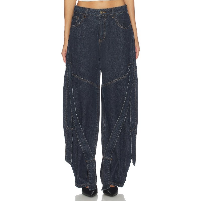 LIONESS OFFSHORE 牛仔裤 蓝色REVOLVE小众新款