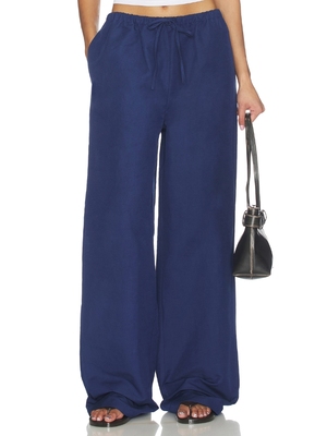 Lovers and Friends GEORGIA 长裤 revolve小众新款 藏青色