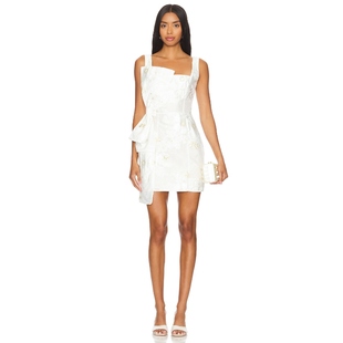 象牙白REVOLVE 蝴蝶结蕾丝连衣裙女夏 ELLIATT OCTAVIA