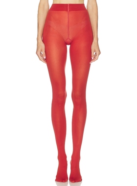 FALKE PURE MATT 50 连裤袜 砖红色REVOLVE小众新款