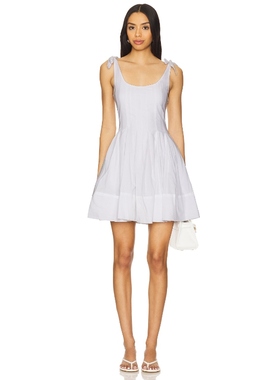 BEACH RIOT 裙子法式高级感府绸短款吊带连衣裙REVOLVE