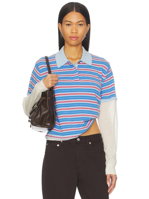 Guest In Residence Layered Stripe Rugby revolve小众新款