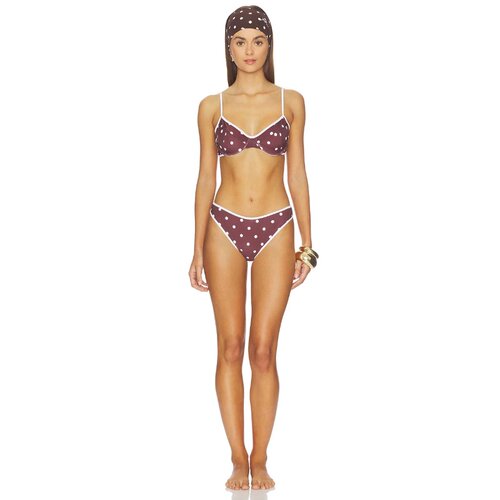 Rowen Rose Bikini Printed Lycra revolve小众新款