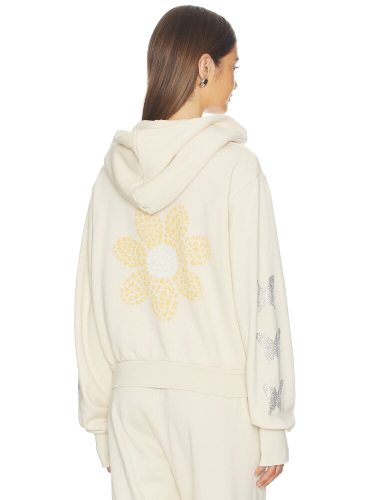 Lauren Moshi BUTTERFLY DAISY 拉链短卫衣 revolve小众新款